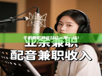 襄垣手机兼职致富日结一单一结！